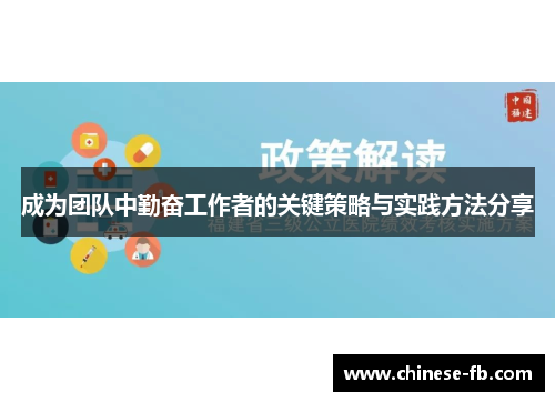 成为团队中勤奋工作者的关键策略与实践方法分享